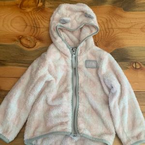 The North Face fleece hoodie